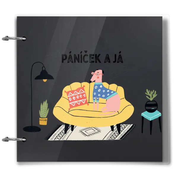 Plexi album se sponami Páníček a já