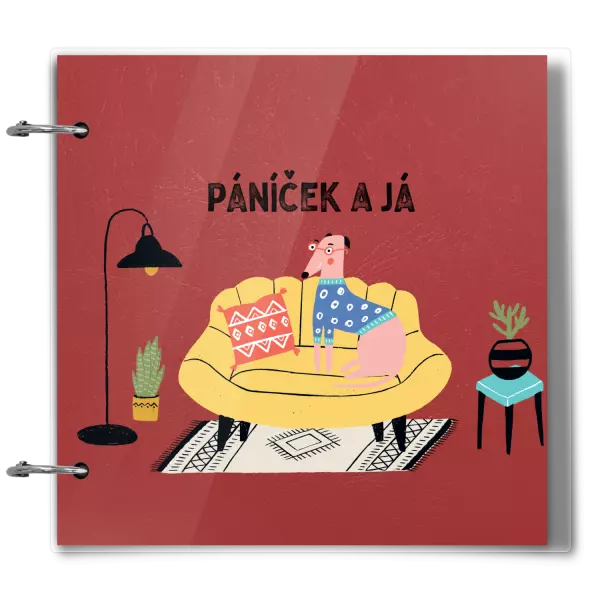 Plexi album se sponami Páníček a já