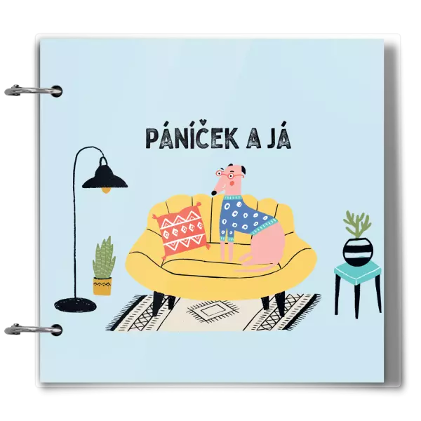 Plexi album se sponami Páníček a já