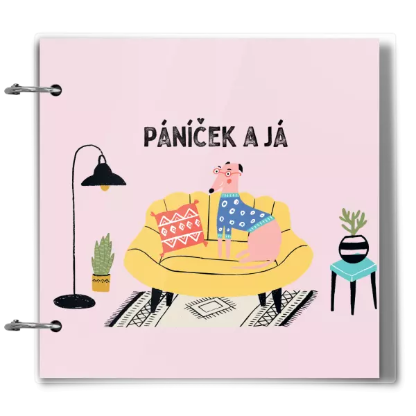 Plexi album se sponami Páníček a já
