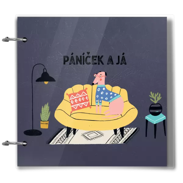Plexi album se sponami Páníček a já