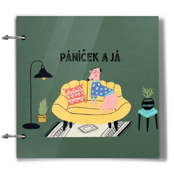 Plexi album se sponami Páníček a já