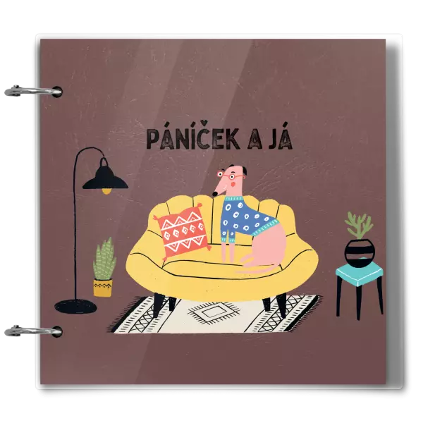 Plexi album se sponami Páníček a já