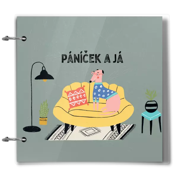 Plexi album se sponami Páníček a já