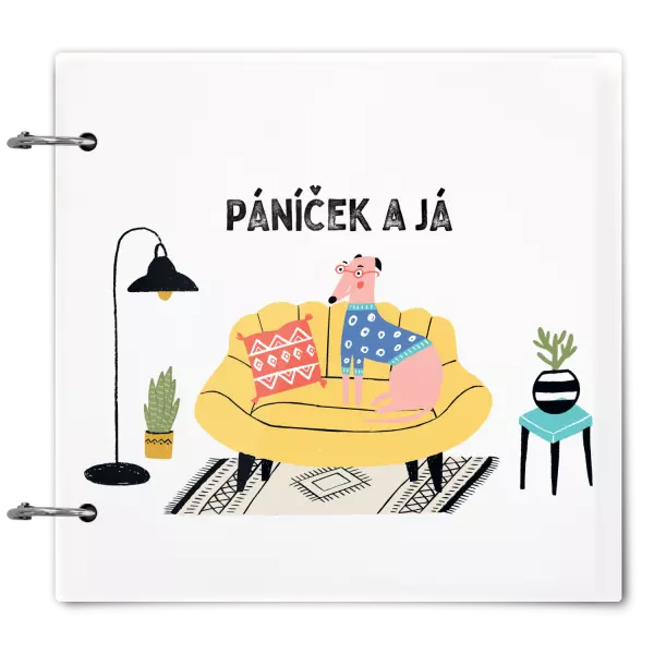 Plexi album se sponami Páníček a já