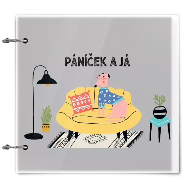 Plexi album se sponami Páníček a já