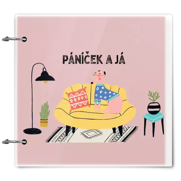 Plexi album se sponami Páníček a já