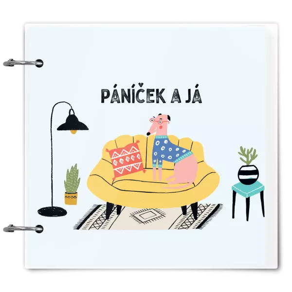 Plexi album se sponami Páníček a já