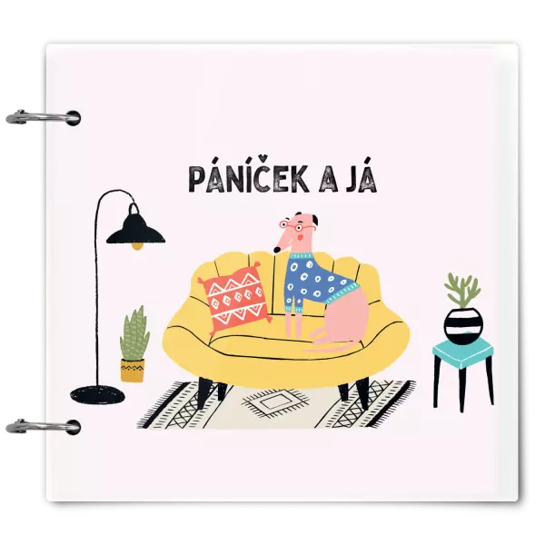 Plexi album se sponami Páníček a já