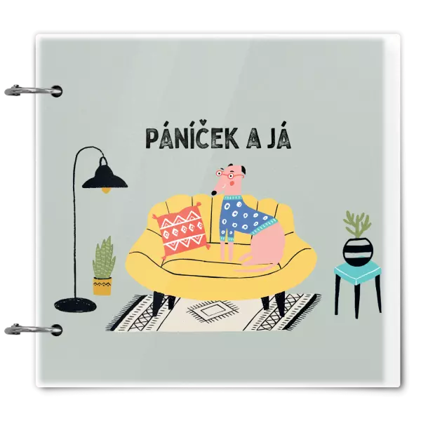 Plexi album se sponami Páníček a já