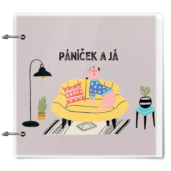 Plexi album se sponami Páníček a já