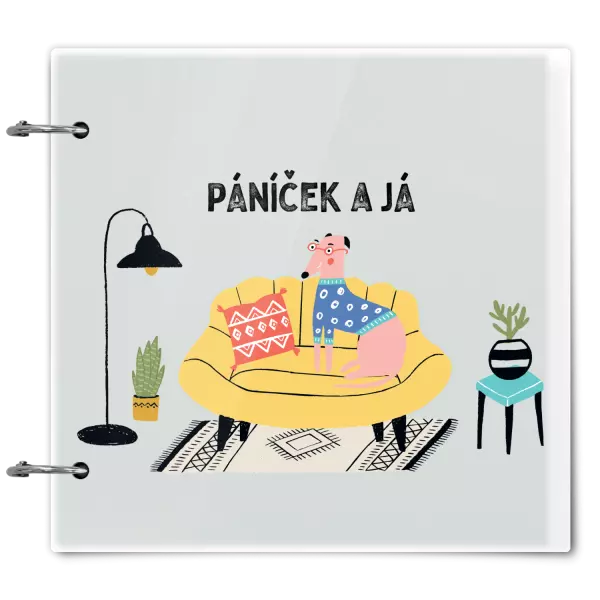 Plexi album se sponami Páníček a já