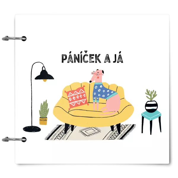 Plexi album se sponami Páníček a já