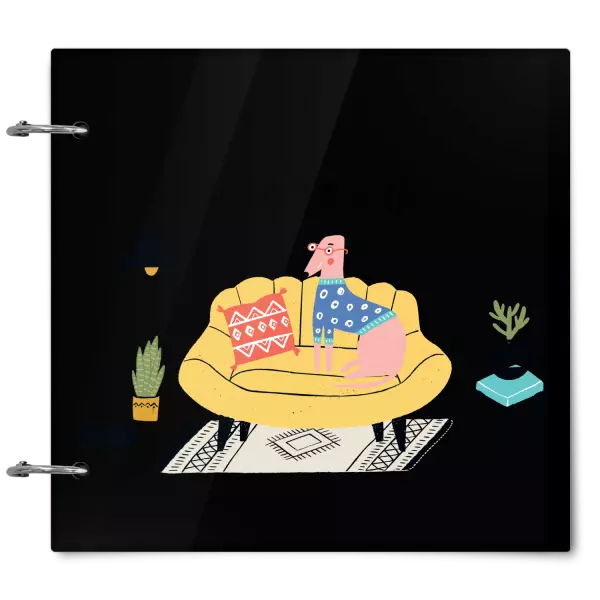 Plexi album se sponami Páníček a já