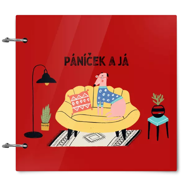 Plexi album se sponami Páníček a já