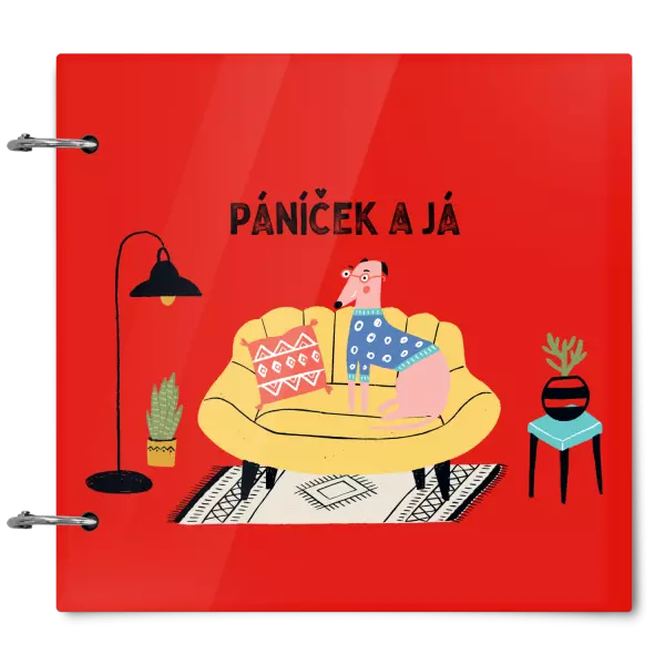 Plexi album se sponami Páníček a já