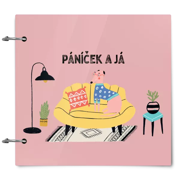 Plexi album se sponami Páníček a já