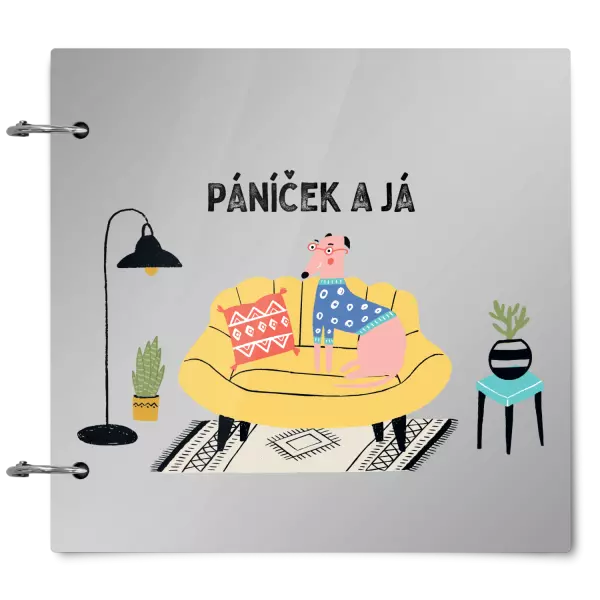 Plexi album se sponami Páníček a já