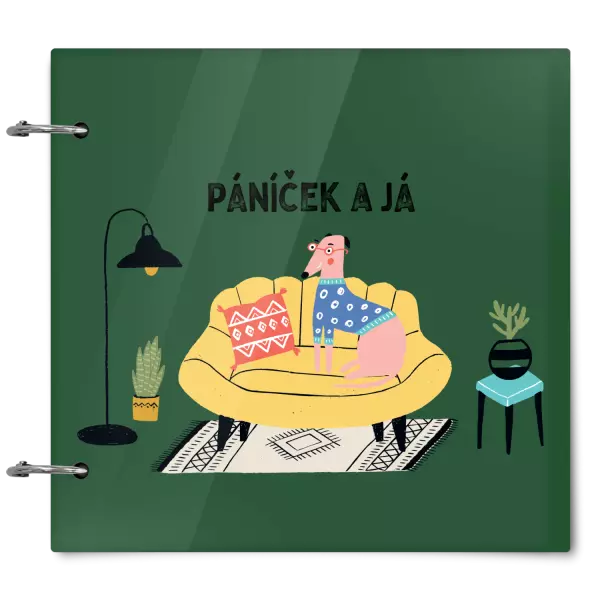 Plexi album se sponami Páníček a já
