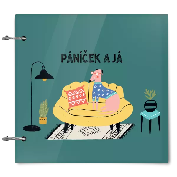 Plexi album se sponami Páníček a já