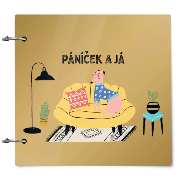 Plexi album se sponami Páníček a já