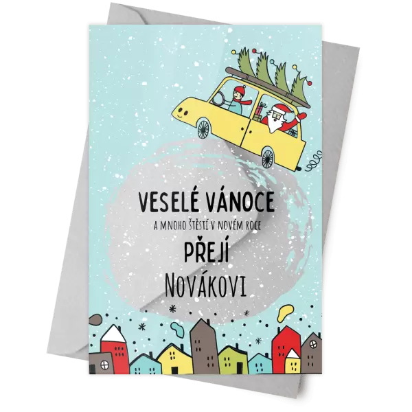 Plexisklo 10 x 15 cm Domečky