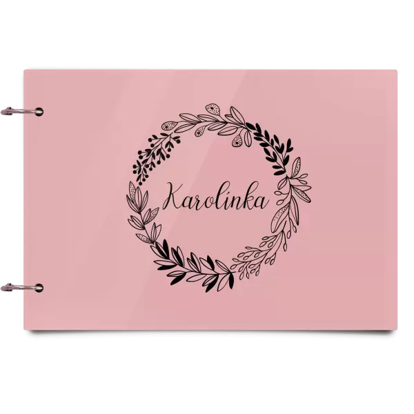 Plexi album se sponami Věneček se jménem
