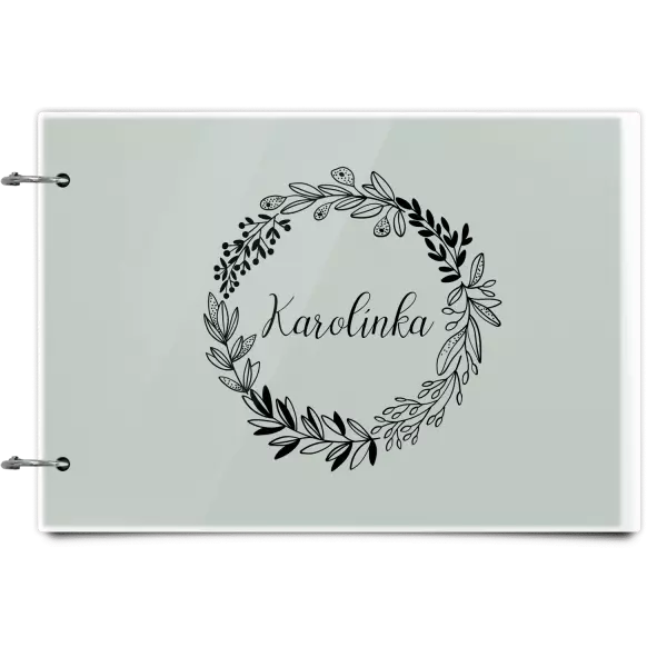 Plexi album se sponami Věneček se jménem