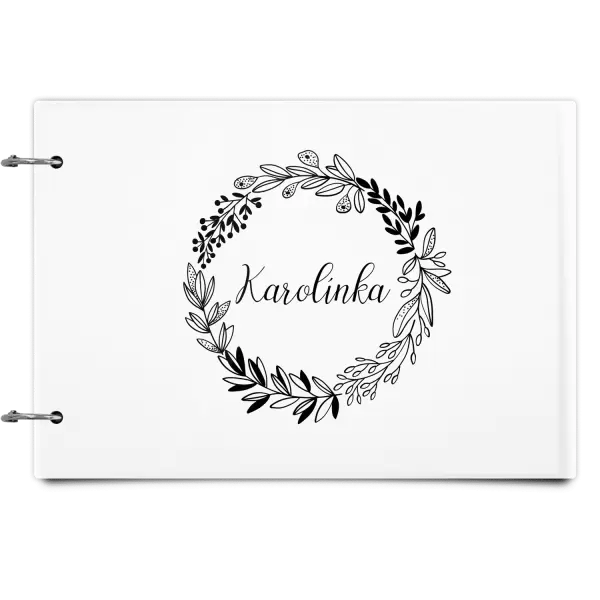 Plexi album se sponami Věneček se jménem