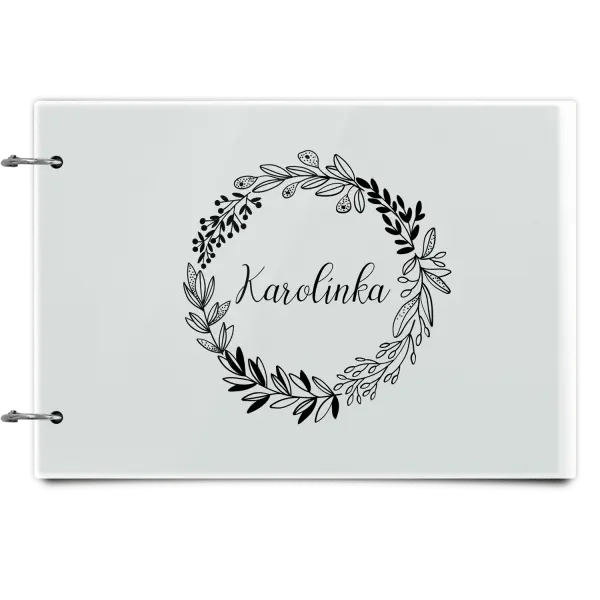 Plexi album se sponami Věneček se jménem
