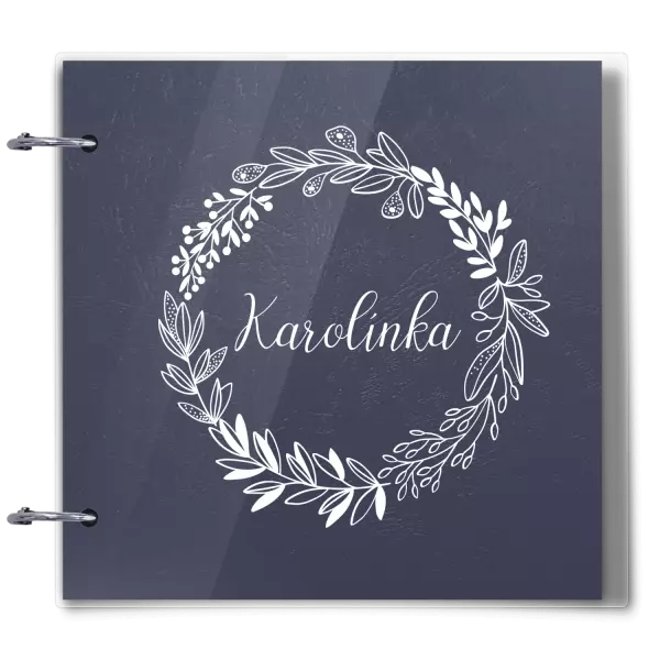 Plexi album se sponami Věneček se jménem