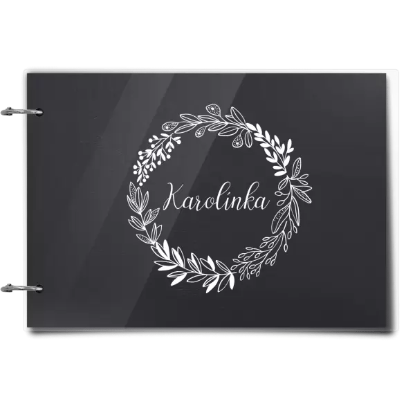 Plexi album se sponami Věneček se jménem