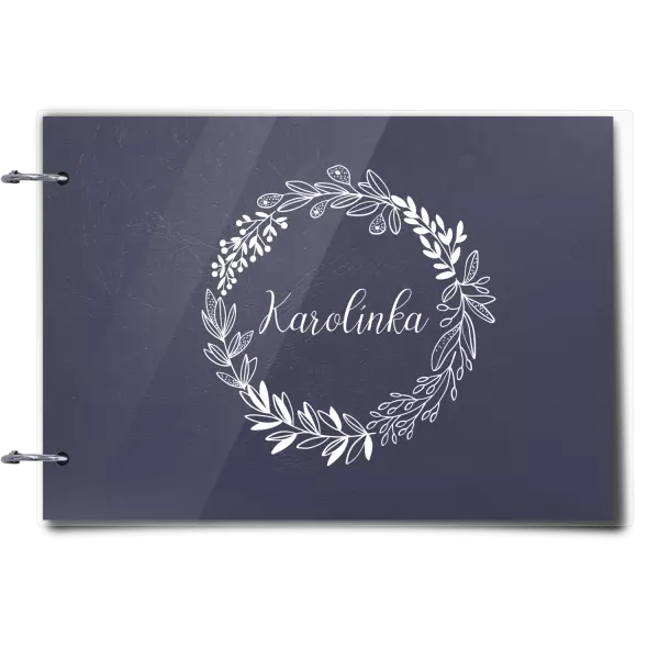 Plexi album se sponami Věneček se jménem