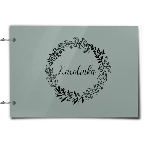 Plexi album se sponami Věneček se jménem
