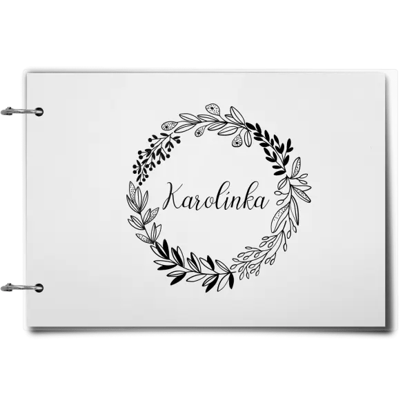 Plexi album se sponami Věneček se jménem