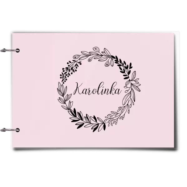 Plexi album se sponami Věneček se jménem