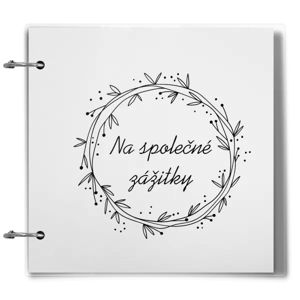 Plexi album se sponami Věnec 2