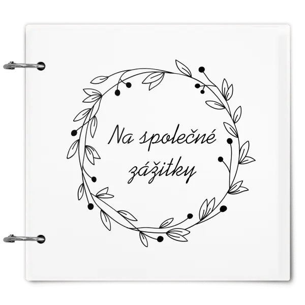 Plexi album se sponami Věnec 4