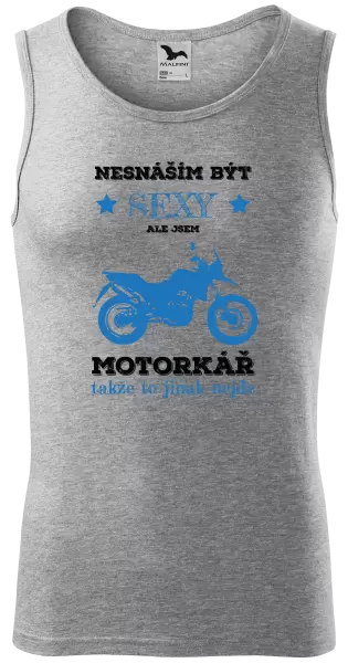 Pánské tílko Nesnáším být sexy, ale jsem motorkář