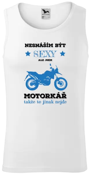 Pánské tílko Nesnáším být sexy, ale jsem motorkář