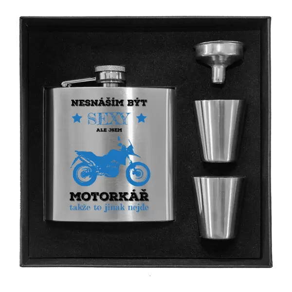 Placatka v krabičce Nesnáším být sexy, ale jsem motorkář