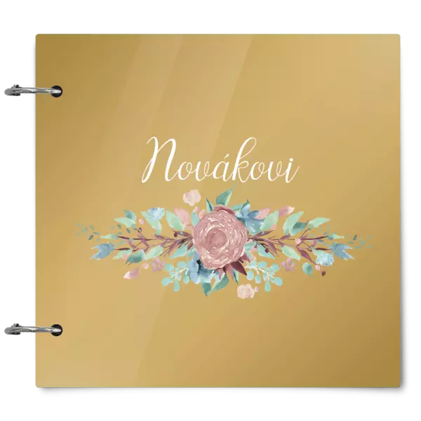 Plexi album se sponami Květiny s příjmením