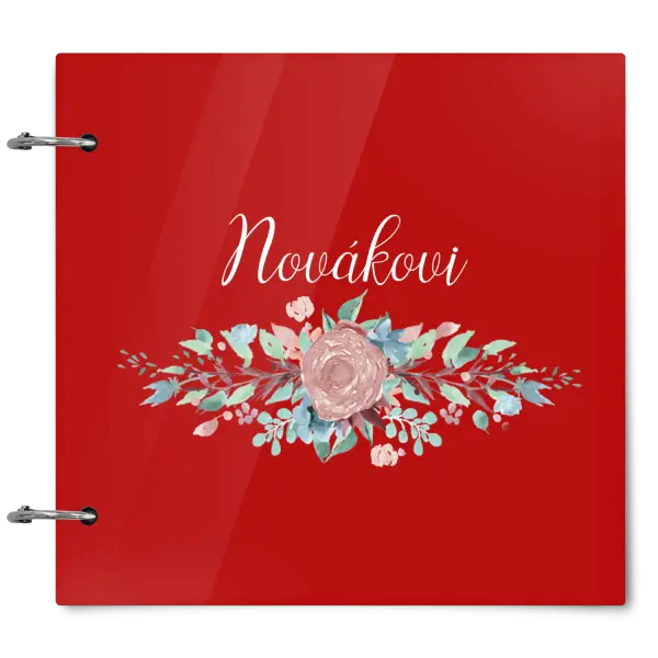 Plexi album se sponami Květiny s příjmením