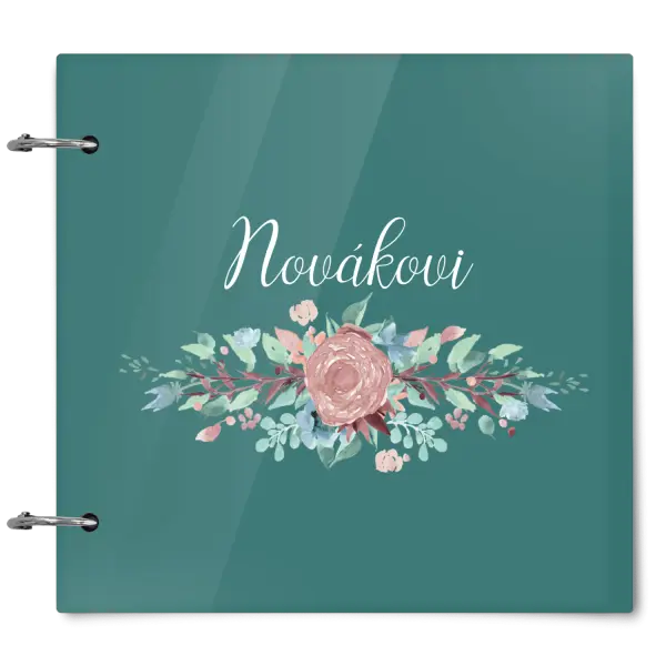 Plexi album se sponami Květiny s příjmením
