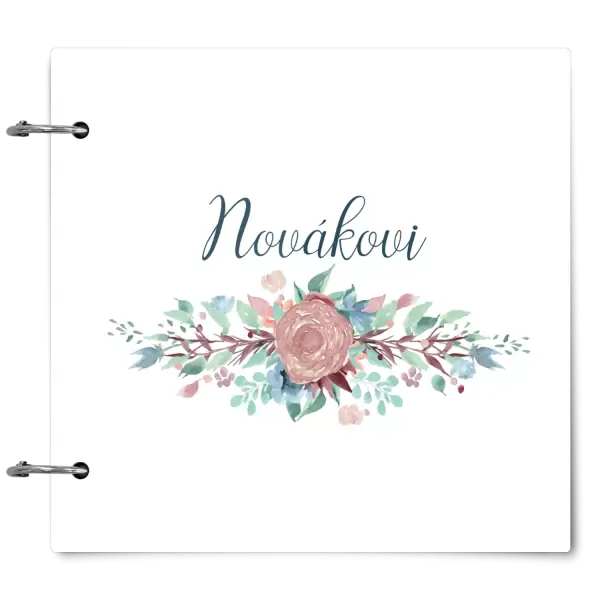 Plexi album se sponami Květiny s příjmením