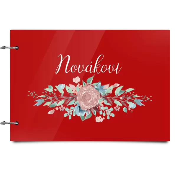 Plexi album se sponami Květiny s příjmením
