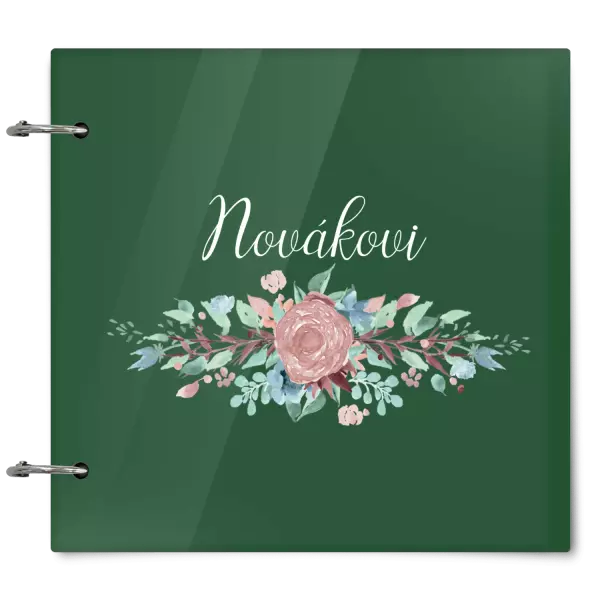 Plexi album se sponami Květiny s příjmením