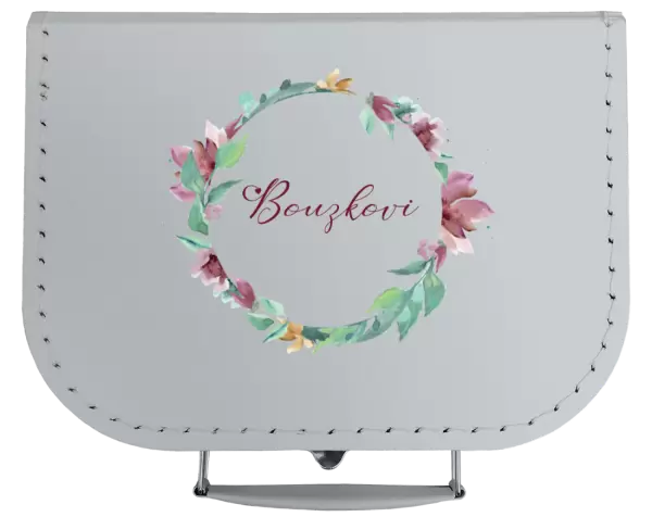 Kufřík Barevný věnec s příjmením