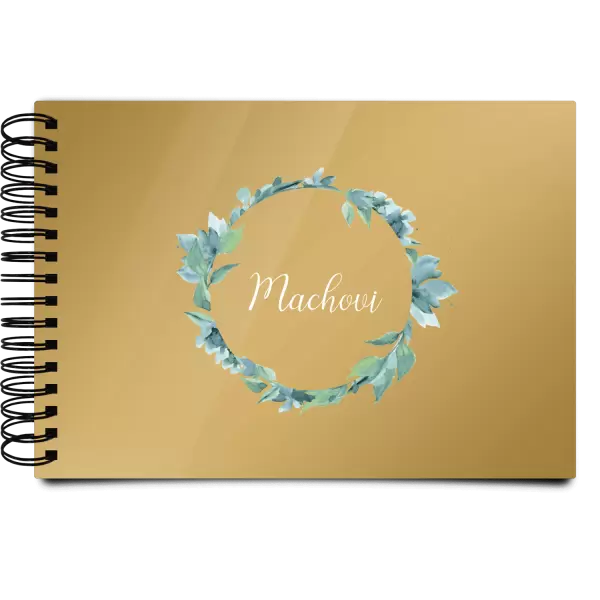 Plexi album Modrozelené lístečky s příjmením