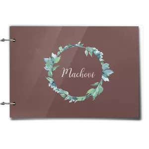 Plexi album Modrozelené lístečky s příjmením